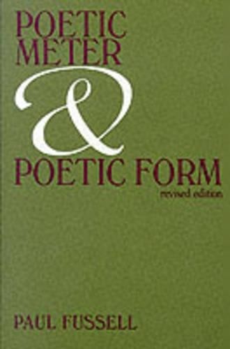 Poetic meter and - meter, form