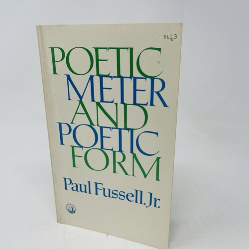 Poetic meter and - and, form