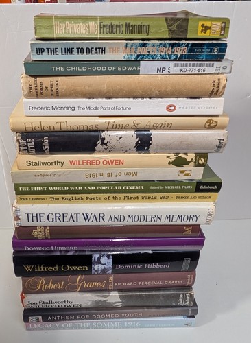 Ww1 war poets books wilfred - 19,